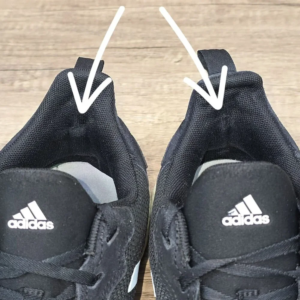 Adidas RapidaLux S&L Men's Size 7 Black White Running Shoes (FV2760)